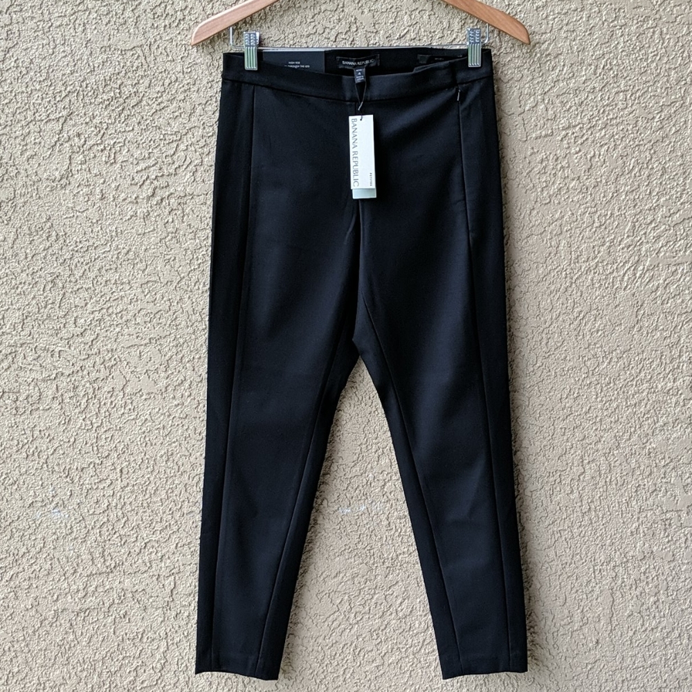 Banana Republic Devon High Rise Ankle Black Pants